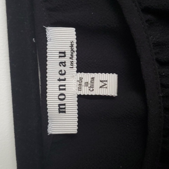 Black and pink cold shoulder top - Picture 3 of 3